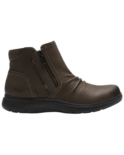 Clarks Certina Ruby Leather Boot In Brown