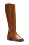 Clarks Chamberly Up Leather Knee-high Boot In Brown