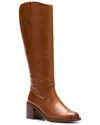 Clarks Chamberly Up Leather Knee-high Boot In Brown