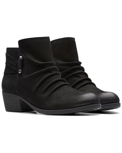 CLARKS CLARKS CHARLTEN ROSA LEATHER BOOTIE