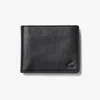 Clarks Classic Pebble Slimfold Wallet In Black