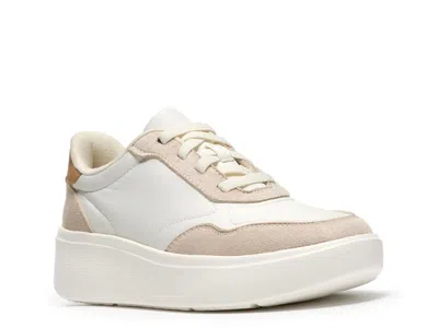 Clarks Cliudsteppers Solevana Slate Slipon Sneaker In White
