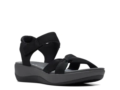 Clarks Cloudsteppers Arla Shore Sandal In Black