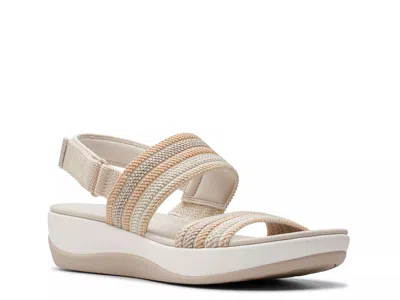 Clarks Cloudsteppers Arla Stroll Wedge Sandal In Multi