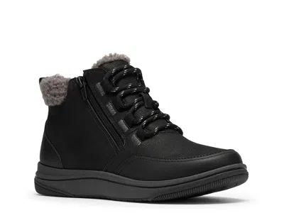 Clarks Cloudsteppers Breeze Moss Bootie In Black
