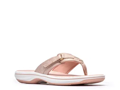 Clarks Cloudsteppers Breeze Sea Sandal In Pink