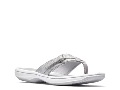 Clarks Cloudsteppers Breeze Sea Sandal In Gray
