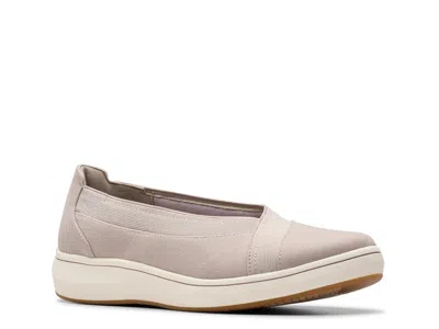 Clarks Cloudsteppers Breeze Sky Air Slipon In Gray