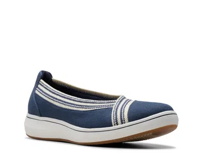 Clarks Cloudsteppers Breeze Sky Air Slipon In Blue