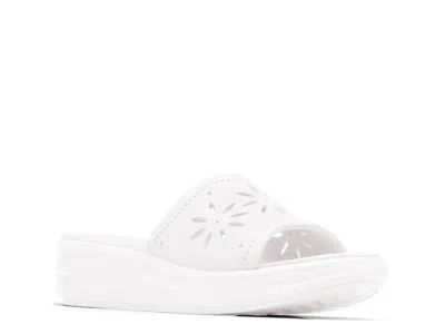 Clarks Cloudsteppers Drift Floral Wedge Sandal In Multi