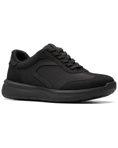 Clarks Cloudsteppers Ezrinn Lace Sneaker In Animal Print