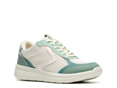 Clarks Cloudsteppers Ezrinn Tie Sneaker In Green