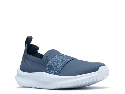 Clarks Cloudsteppers Solevana Lily Slipon In Blue