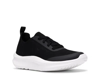 Clarks Cloudsteppers Solevana Ria Sneaker In Black