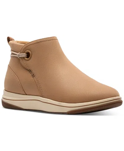 Clarks Cloudsteppers Women's Breeze Derby Wedge Booties In Brown