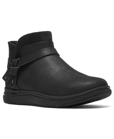 Clarks Cloudsteppers Women's Breeze Emma Round Toe Booties In Black