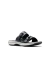 Clarks Cloudsteppers Women's Breeze Maye Slip-on Sandals In Black