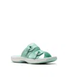Clarks Cloudsteppers Women's Breeze Maye Slip-on Sandals In Turquoise