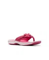 Clarks Cloudsteppers Women's Breeze Opal H Sandals In Raspberry