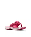 Clarks Cloudsteppers Women's Breeze Opal H Sandals In Raspberry
