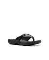 Clarks Cloudsteppers Women's Breeze Reyna H Slip-on Sandals In Black Patent