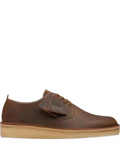 Clarks Coal London "beeswax" Derby Shoes