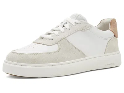 Clarks Code C Court Women's Shoes White Comb: 8 C - Wide, Leather