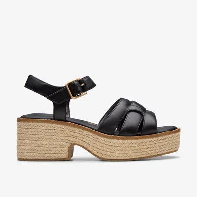 Clarks Coledale Strap In Black