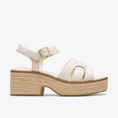 Clarks Coledale Strap In White