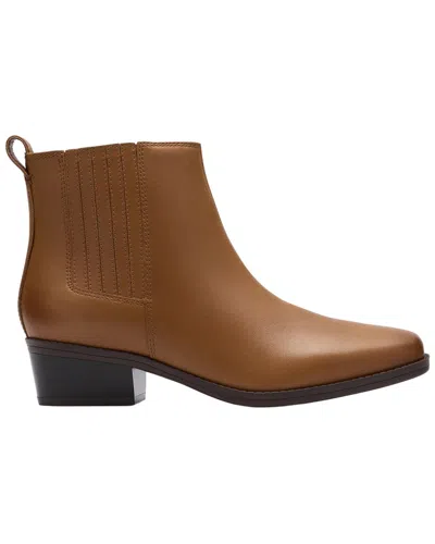 Clarks Collection Danyelle Skip Leather Boot In Brown