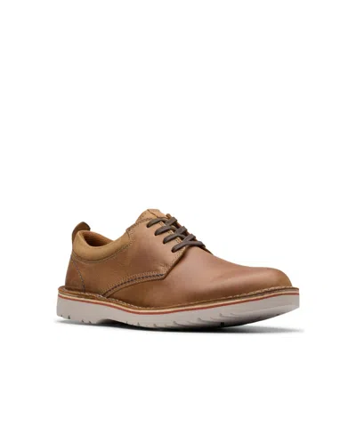 Clarks Collection Men's Eastridge Low Shoes In Light Brown Leather