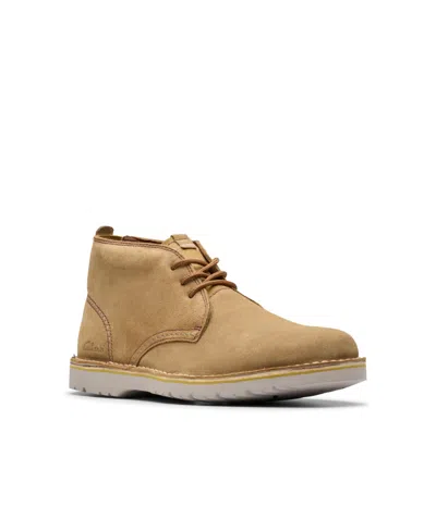 Clarks Collection Men's Eastridge Mid Boots In Sand Suede