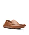 Clarks Markman Plain In Tan Leather