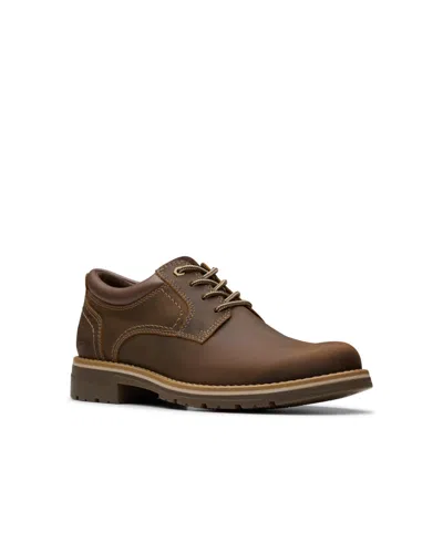 Clarks Collection Men's Morris Low Ap Shoes In Beeswax Leather
