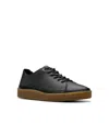 Clarks Collection Men's Oakpark Low Shoes In Black Leather