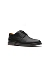 Clarks Gessler Cap In Black Leather In Black Leather