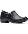 Clarks Collection Women's Angie Holly Slip On Loafers In Black