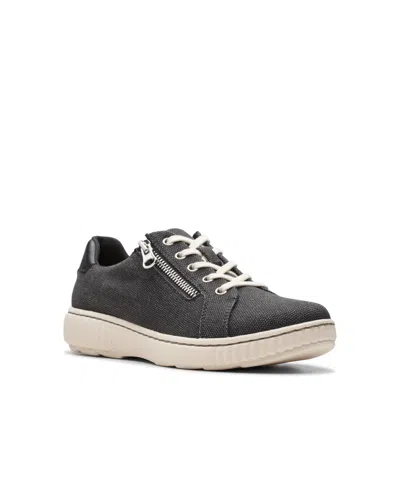 Clarks Collection Women's Caroline Echo Lace-up Shoes In Black Textile