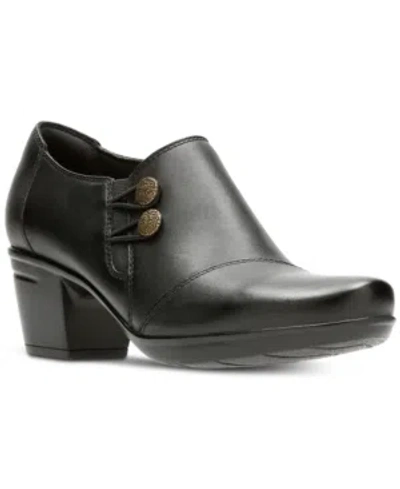 Clarks Collection Women's Emslie Warren Leather Shooties In Black