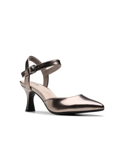 Clarks Collection Women's Kataleyna Cora Pointy Toe Pumps In Gun Metal
