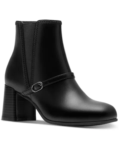 Clarks Collection Women's Keirsta Day Block Heel Booties In Black