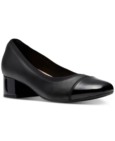 Clarks Collection Women's Marilyn Day Slip On Pumps In Black