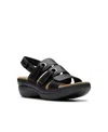 Clarks Merliah 2 Bali In Black Combi Leather