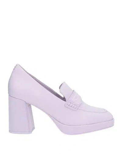 Clarks Coming Up Roses By Martine Rose Woman Loafers Lilac Size 6 Textile Fibers In Purple