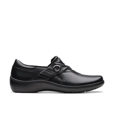 Clarks Cora Aubrie In Black Leather