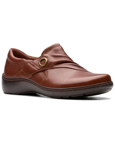 Clarks Cora Aubrie Leather Loafer In Brown
