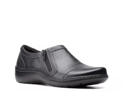 Clarks Cora Giny Slipon In Black