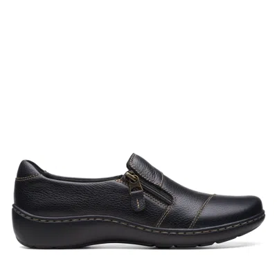 Clarks Cora Harbor In Black Leather