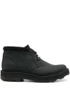 Clarks Corston Db Wp Leather Boots In Black