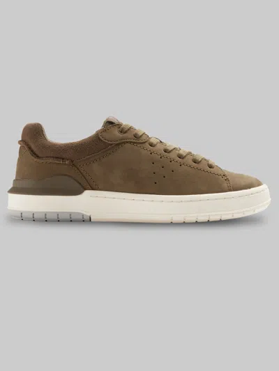 Clarks Courtlite 2 Run Plain Toe Sneakers Olive - Size: 7 D-width In Green